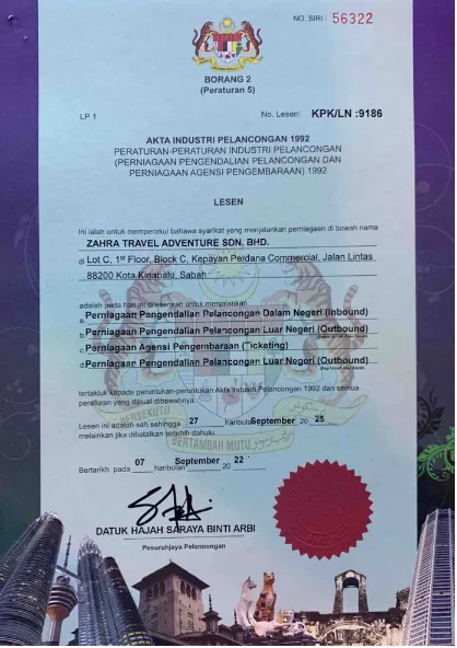 MOTAC License